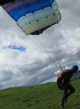 Me doing a forward start with the old glider